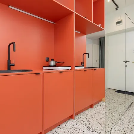 Apartman Comfortable Modern Orange Studio In By Renters *