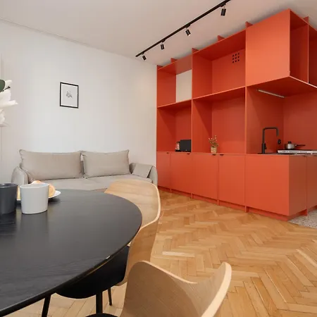 Comfortable Modern Orange Studio In By Renters